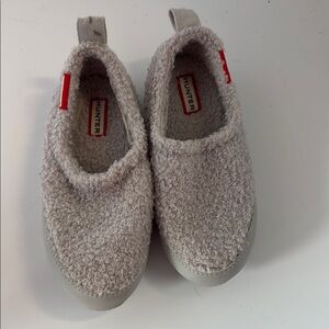 Hunter Gray Cozy Slippers toddler sz 11 NWOT